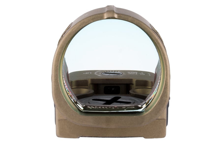 TRIJICON SRO Red Dot Sight MOA with Adjustable LED Coyote Brown Anodiz